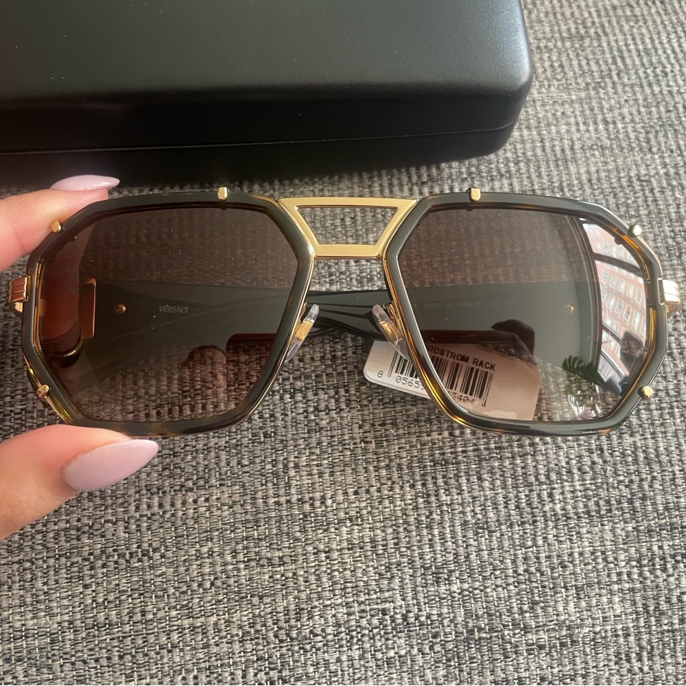 Versace 58mm aviator sunglasses